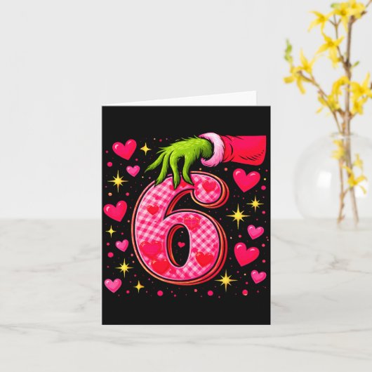 Funny 67 Valentine Meme Couple Matching Love  カード (黄色い花)