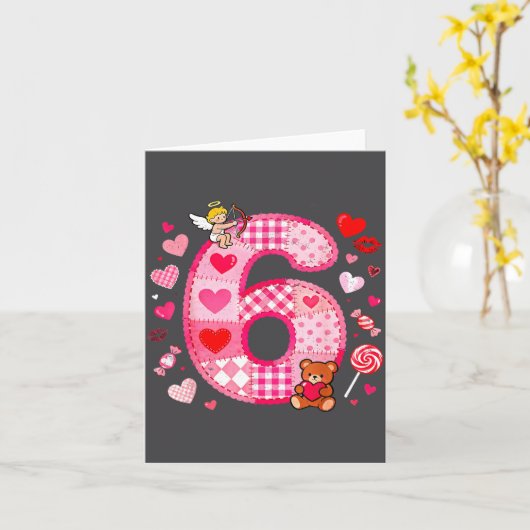 Funny 67 Valentine Meme Couple Matching Love  カード (黄色い花)