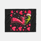 Funny 67 Valentine Meme Couple Matching Love  フリースブランケット (正面(横))