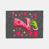 Funny 67 Valentine Meme Couple Matching Love  フリースブランケット (正面(横))