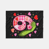 Funny 67 Valentine Meme Couple Matching Love  フリースブランケット (正面(横))