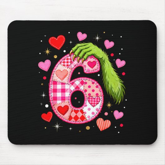 Funny 67 Valentine Meme Couple Matching Love  マウスパッド (正面)