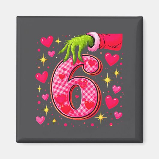 Funny 67 Valentine Meme Couple Matching Love  マグネット (正面)