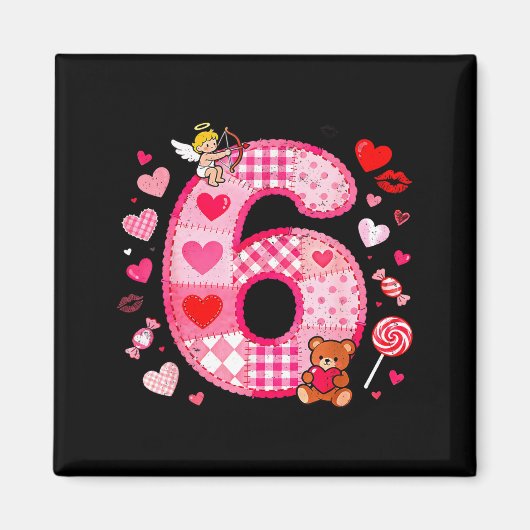 Funny 67 Valentine Meme Couple Matching Love  マグネット (正面)