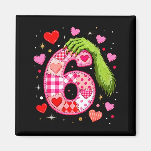 Funny 67 Valentine Meme Couple Matching Love  マグネット (正面)