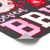 Funny 67 Valentines Bruh Six Seven Meme Heart 6 7  ポスター (角)