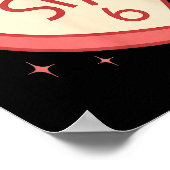 Funny 67 Valentines Day Candy Heart 6 7 Meme Six S ポスター (角)