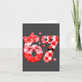 Funny 67 Valentines Meme Six Seven Heart 6 7 Women カード (正面)