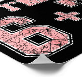 Funny 6 7 13th Birthday Six Seven Teenager 13 Year ポスター (角)