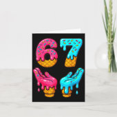 Funny 6 7 67 Six Seven Meme  カード (正面)