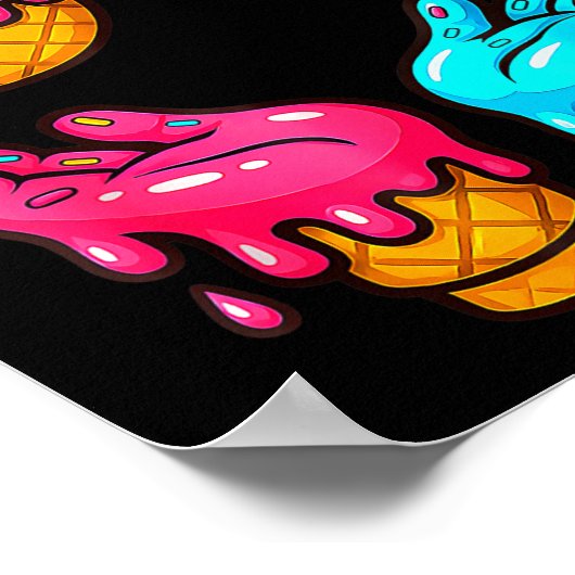 Funny 6 7 67 Six Seven Meme  ポスター (角)