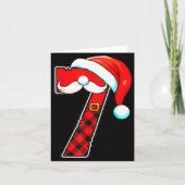 Funny 6 7 Couples Christmas Costume Matching Outfi カード (正面)