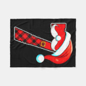 Funny 6 7 Couples Christmas Costume Matching Outfi フリースブランケット (正面(横))