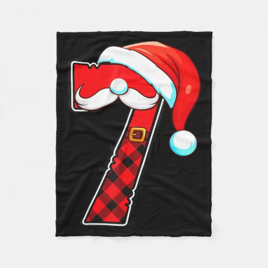 Funny 6 7 Couples Christmas Costume Matching Outfi フリースブランケット (正面)