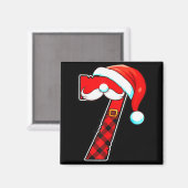 Funny 6 7 Couples Christmas Costume Matching Outfi マグネット (正面/裏面)