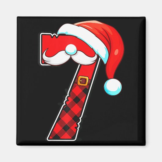 Funny 6 7 Couples Christmas Costume Matching Outfi マグネット (正面)