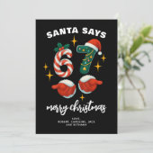 Funny 6-7 Meme 67 Christmas シーズンカード (スタンド正面)