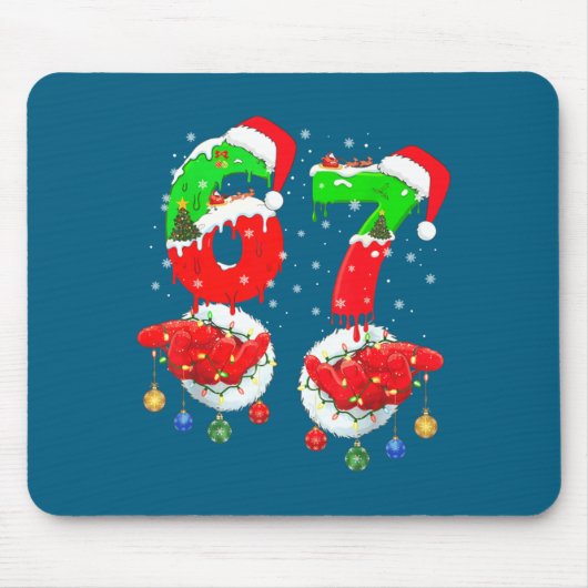 Funny 6 7 Meme 67 Gen Alpha 6 7 Hands Family Kids  マウスパッド (正面)