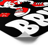 Funny 6 7 Meme 67 Six Seven Bruh Valentine Heart M ポスター (角)