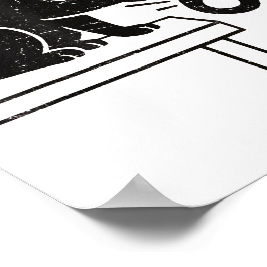 Funny 6 7 Meme Cat Knocking Off 67  ポスター (角)