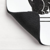 Funny 6 7 Meme Cat Knocking Off 67 マウスパッド (コーナー)