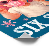 Funny 6 7 Meme Heart Cud Says Six Seven 67 Valenti ポスター (角)