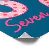 Funny 6 7 Meme Heart Gen Alpha Six Seven 67 Valent ポスター (角)