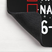 Funny 6-7 Meme Nice Naughty 67 Christmas Brain Rot マウスパッド (コーナー)