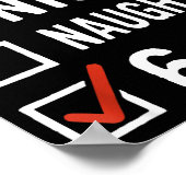 Funny 6-7 Meme Nice Naughty Christmas, Six Seven C ポスター (角)