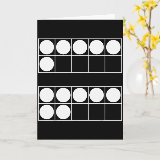 Funny 6 7 Number Teachers Students Six Seven Meme  カード (黄色い花)