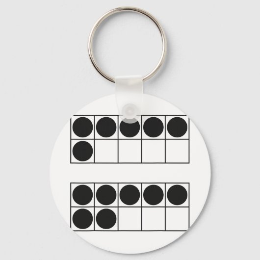 Funny 6 7 Number Teachers Students Six Seven Meme  キーホルダー (正面)