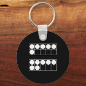 Funny 6 7 Number Teachers Students Six Seven Meme  キーホルダー (正面)