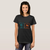 Funny 6 7 Periodic Table Carbon Nitrogen Humor  Tシャツ (正面フル)