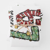 Funny 6 7  Santa Squad Sixty Seven Christmas ラッピングペーパーシート (インサイチュ)