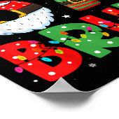 Funny 6 7 Six Seven Bruh Meme Christmas Santa Elf  ポスター (角)