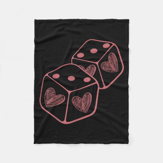 Funny 6 7 Valentine Couples Matching Love Heart Pl フリースブランケット (正面)