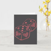 Funny 6 7 Valentine Love Heart Playing Card Couple カード (黄色い花)