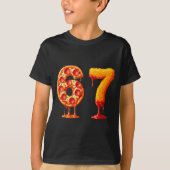 Funny 6 7 Zza Nugget Meme Six Seven 67 Food Lovers Tシャツ (正面)