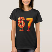 Funny 6 7 Zza Nugget Meme Six Seven 67 Food Lovers Tシャツ (正面)