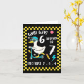 Funny 6 Afraid Of 7 Silly Goose Six Seven 67 Meme  カード (黄色い花)