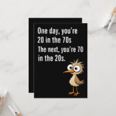 Funny 70th Birthday Card 70th Birthday Card Dad  カード (正面/裏面インサイチュ)