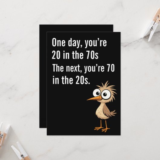 Funny 70th Birthday Card 70th Birthday Card Dad カード (正面/裏面インサイチュ)