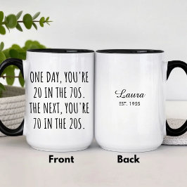 Funny 70th Birthday Celebration Mug Gift マグカップ