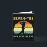 Funny 70th Birthday Golf Pun Golfing 70 Year Old G カード<br><div class="desc">70おもしろい番目の誕生日ゴルフパンプンゴルフ70歳ゴルファー2</div>