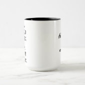 Funny 70th Birthday Mug – Custom Name & Year Gift マグカップ (中央)
