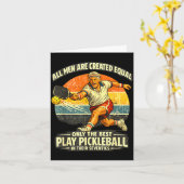 Funny 70th birthday pickleball player 70 years old カード (黄色い花)