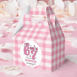 Funny 7th Birthday | “I Was 6, Now 7” Party フェイバーボックス