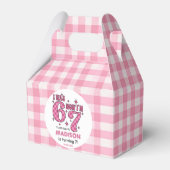 Funny 7th Birthday | “I Was 6, Now 7” Party フェイバーボックス (正面サイド)