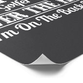 Funny 80th Birthday Gift This Golfer Is Not Over  ポスター (角)