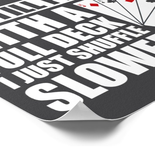 Funny 80th Birthday Ker Player 80 Year Old  ポスター (角)